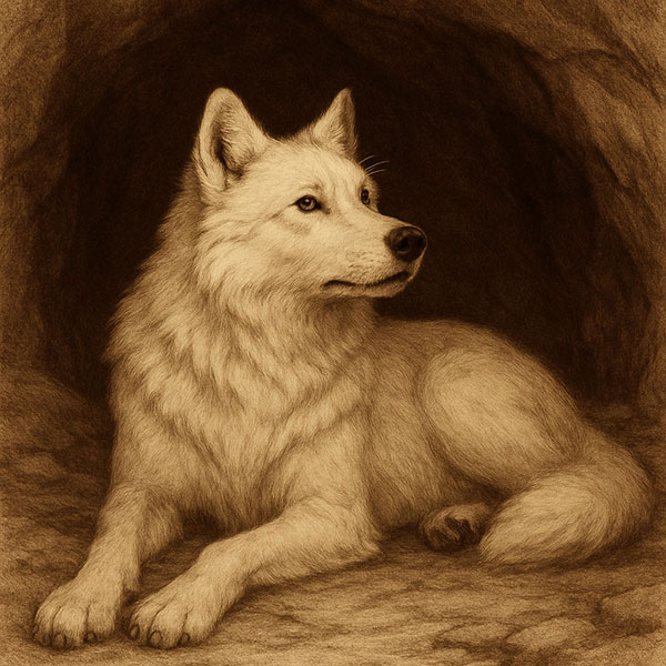 At the cave entrance