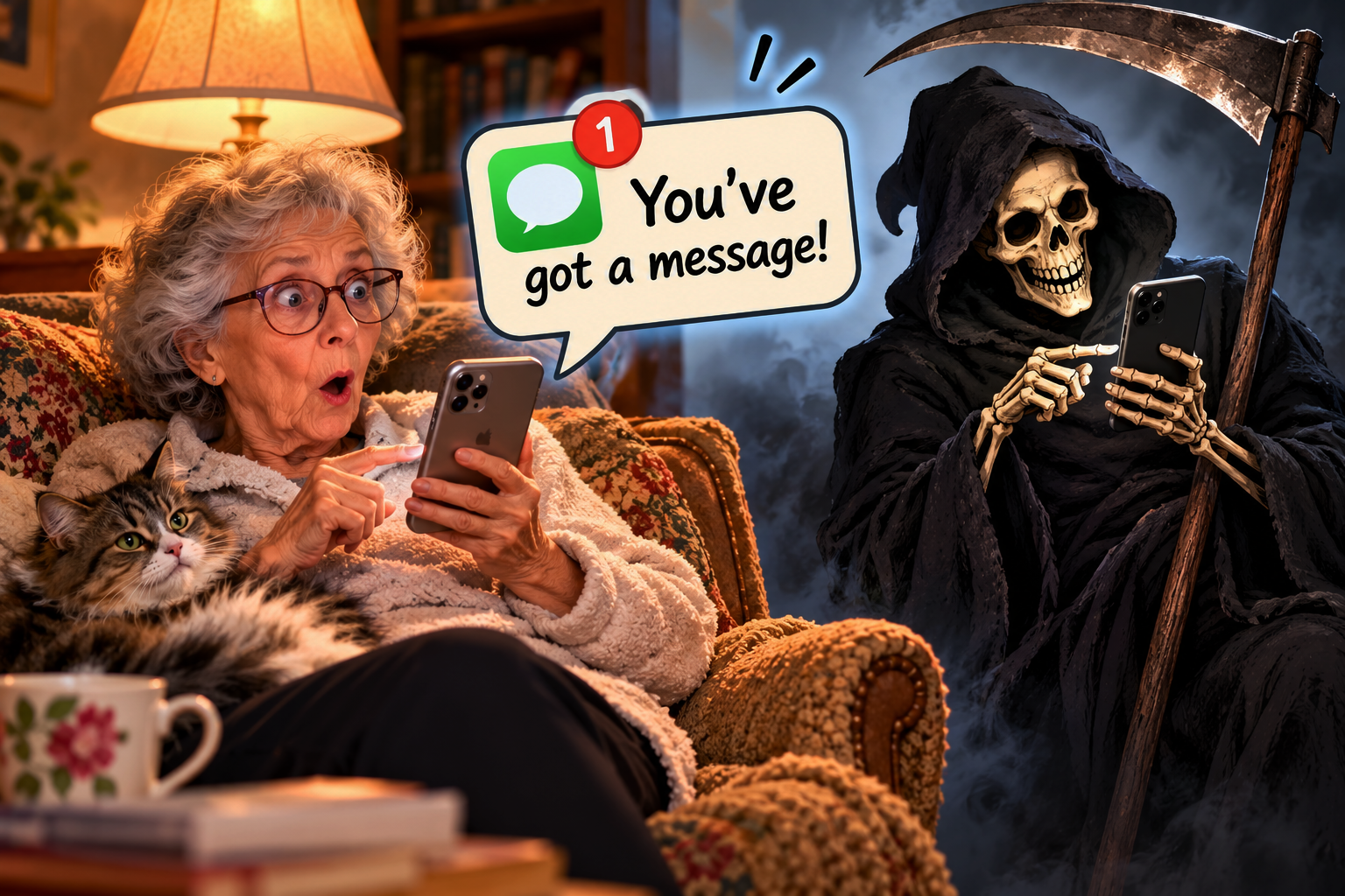 Message from the Grim Reaper